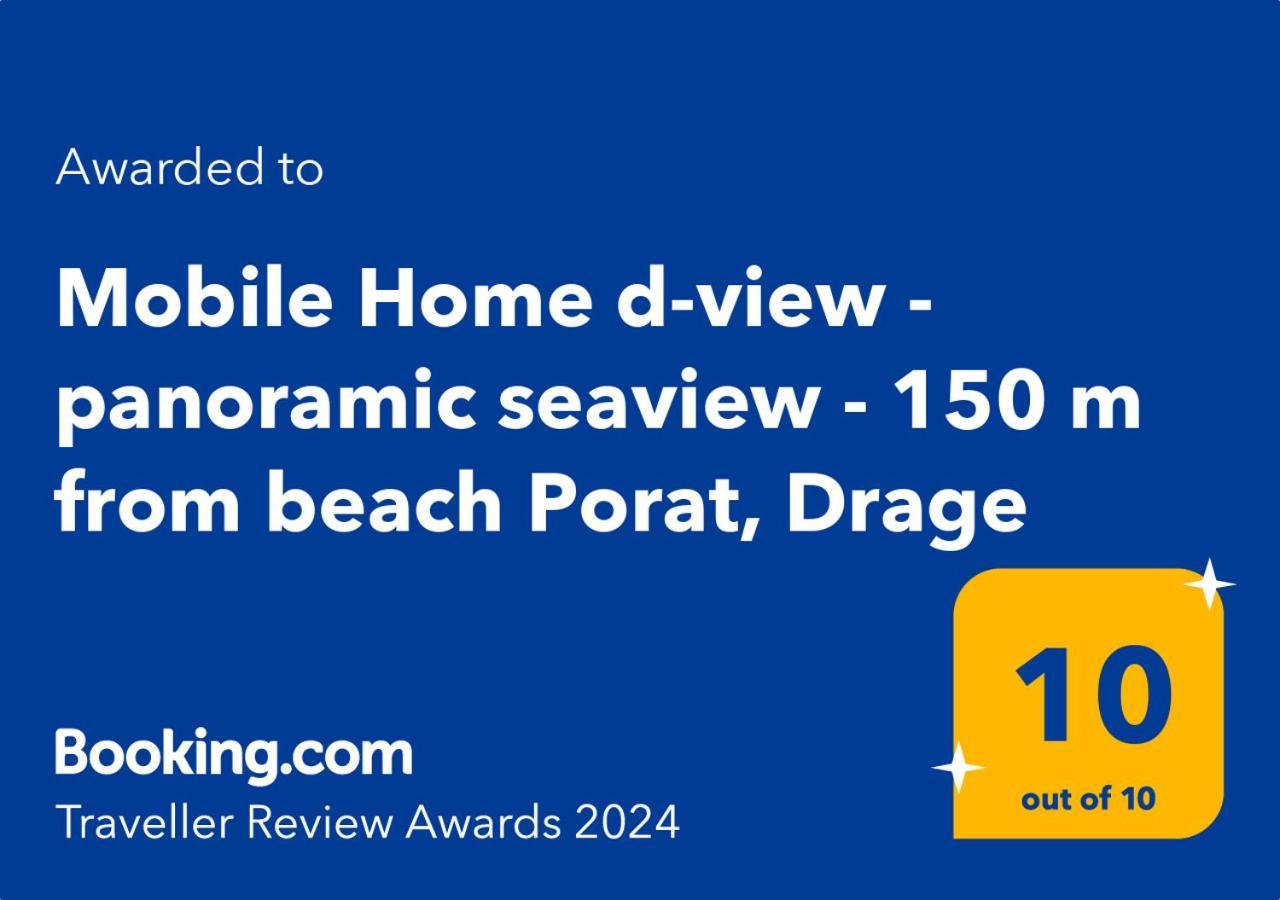 D-View Premium Mobile Home - Panoramic Seaview - 150 M From Beach, Free Parking Drage Exterior photo